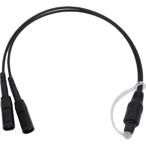 Câble Audio optique 1 en 2 sorties mâle à femelle SPDIF, cordon de connexion séparateur de Fiber optique pour amplificateur de puissance numérique stéréo (1/5)