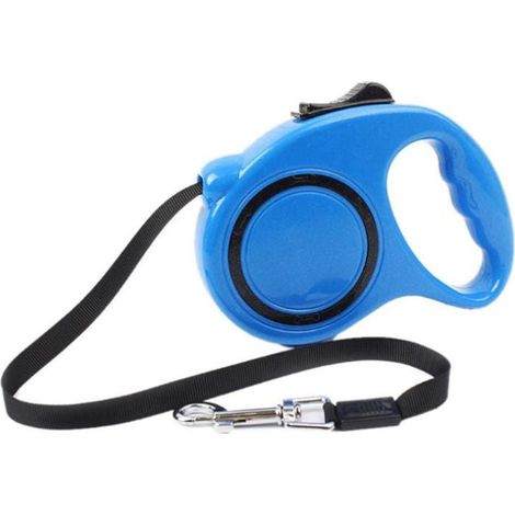 Automatische Hundeleine, blau, 3 m – robust und komfortabel bis 11 kg (1/5)