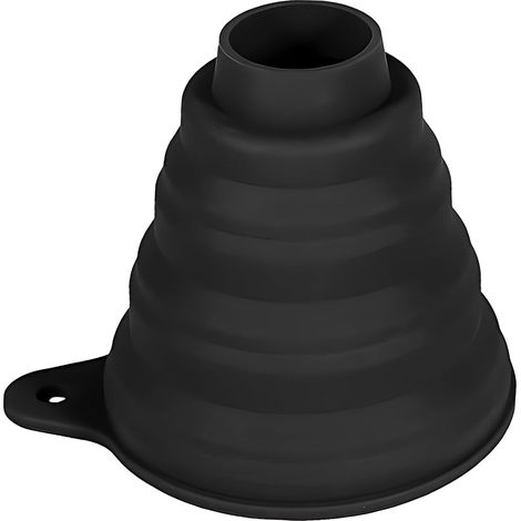 Entonnoir en silicone, grand entonnoir en silicone - sans BPA, doux et durable, ne se déforme pas facilement, convient au transfert d'une variété d'ingrédients liquides et secs, entonnoirs pliables (1/5)