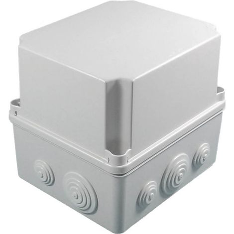 IDE – GSV231 Boîte de dérivation étanche IP65 – Capot réhaussé – Entrées souples – Dimensions 241x180x175mm – Résistante aux UV (1/2)