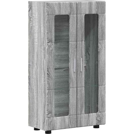 Sideboard FLORIN Graues Sonoma 55,5 x 29 x 100 cm Holzwerkstoff vidaXL