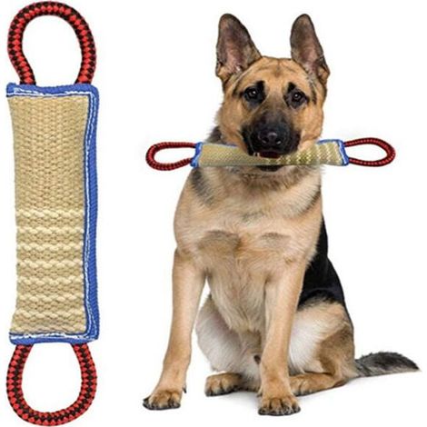 Dog Training Chew Toys, Durable Tug of War Chew Toys, Training Equipment for Puppies and Large Dogs (30.5 x 7.9 cm), (1/4)