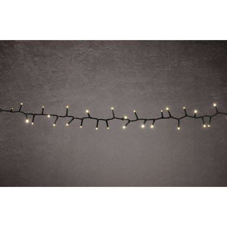 TrendLine LED-Lichterkette Premium Außen 33 m warmweiß-grün mit Timer, Dimmer Lichterketten (1/3)