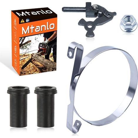 Clutch Brake Cover Repair Kit For 340 345 350 351 353 346XP For Husqvarna Chainsaw, Jonint Knee, Brake Band, Guide Bushing, Bar Nut. (1/5)