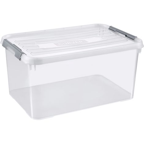 Curver 243819 Bac en plastique HANDY+ fermé, empilable (l x H x P) 400 x 290 x 600 mm transparent 1 pc(s) (1/5)