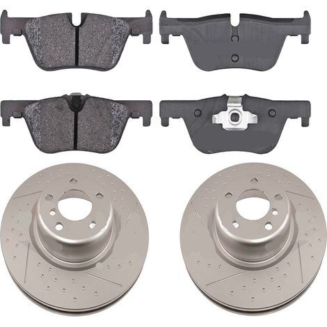 KIT FRENI POSTERIORI compatibile con BMW 4 (F33,F83,F32,F82,F36) - DISCHI + PASTIGLIE OEM: FDB4670, FDB4663 / 18450 , 18154 , 18278 , 18676 , 18452 , 18677 , 18197 , 18451 , 18654 /SOSTITUZIONE DIRETT (1/5)