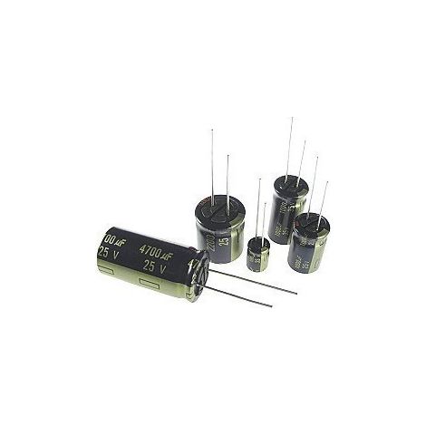 Condensador Electrolitico 3900uF 16Vdc Medidas 16x25mm Radial