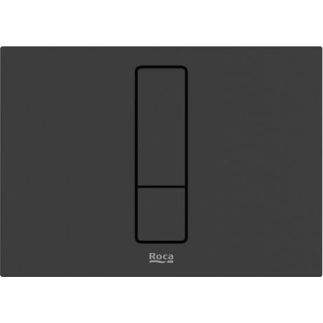 Plaque de commande WC ROCA Duplo Ps4 noir mat