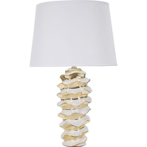 Tischlampe belideco Space weiß 53 cm 40 W Keramik