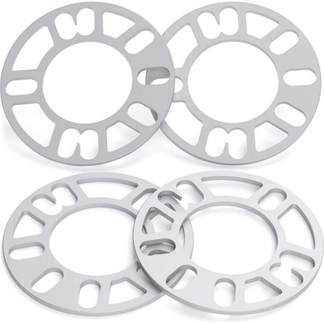 4 pcs Elargisseur de Voie,Entretoises de Roue Universelles 4x108,pour Élargisseurs de Roues en Alliage d'Aluminium pour Améliorer la Stabilité et l'Apparence d'Auto (1/5)