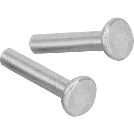 100 rivets en aluminium à tête plate GB867 M4 (M4 20) (1/5)