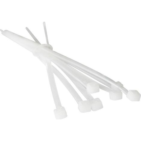 IDROBLOCK Confezione Fascette In Nylon Bianco