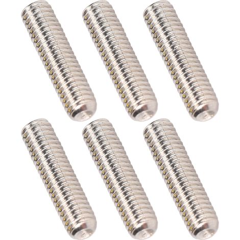 50-teiliges Sortiment an Gewindestiften A2-70 Edelstahl-Madenschrauben M3x12 (1/5)