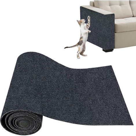 Tapis Griffoir Adhésif pour Chat, Griffoir Chat et Protection Canapé Anti-Griffe, Tapis Protecteur de Rayure DIY, Autocollant (30 x 100 cm) (1/5)