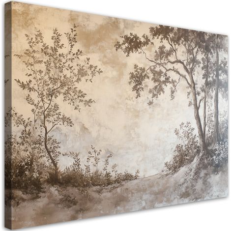 Tableau déco Arbres de la forêt nature 90x60 (1/5)