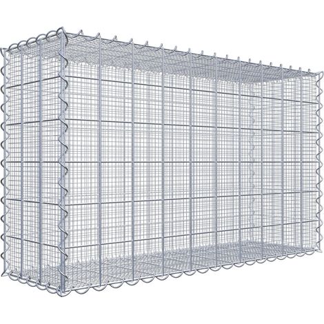 Gabiondeco - Gabion à mailles très fines pour gravillon 100 cm x 60 cm x 30 cm (L x H x P). maille 10 x 10 cm. spirale - Made in Germany (1/3)