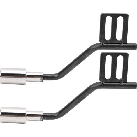 1 Paire d'Échappements Métalliques Simulés pour Voiture RC 1/10, Accessoires Décoratifs pour SCX10 (1/5)