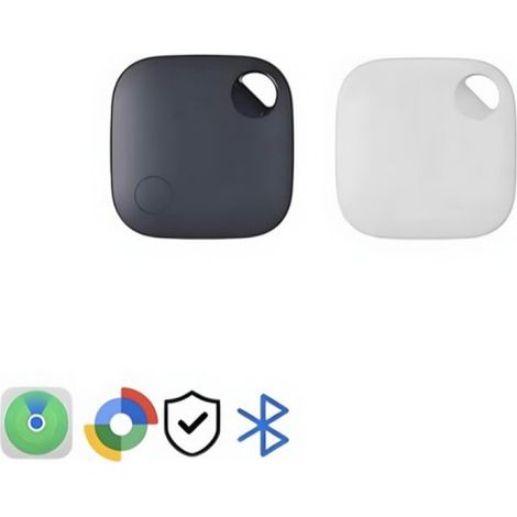 Traceur GPS pour chat - Traceur GPS pour chien - Traceur GPS pour vélo - Sans abonnement - Pile incluse - Version Apple (1/5)