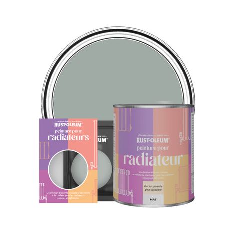 Peinture pour Radiateur, Finition Mate - Gris Urbain (1/3)