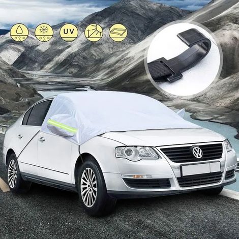 Housse de protection pare brise - Anti neige Anti gel et UV - Pour voiture - Universelle avant (1/5)