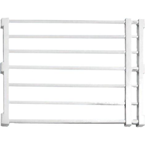 Barrière extensible pour chiots, barrière de séparation de pièce, protection pour animaux de compagnie, barrière rétractable pour chien pour jardin, couloirs et portes intérieures, 56 à 100 cm x 42 cm (1/5)