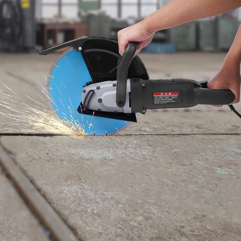 14-Zoll-Betonsäge,3000W Elektrische Steinsäge,Nass-Trocken Steinschneidemaschine,mit Schnitttiefe 135mm (1/5)