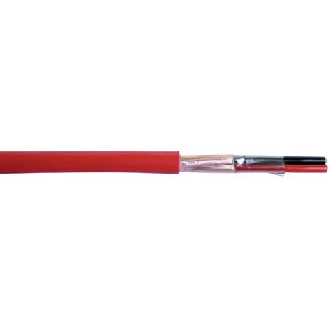 Cable de protección contra incendios micro tek diámetro exterior 6,6 mm rojo vendido por metros - frt2100100