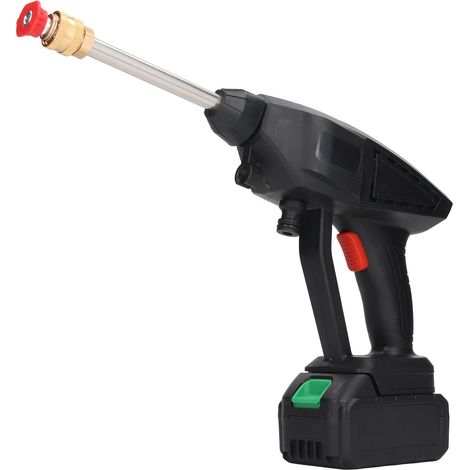 Akku-Hochdruckreinigerpistole (725 PSI), elektrisches Set mit Akku, Wassersprühdüse und 100–240-V-EU-Stecker-Ladegerät (1/5)