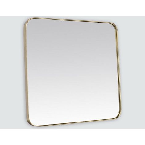 Miroir carré aux bords fins 60x60cm (1/2)