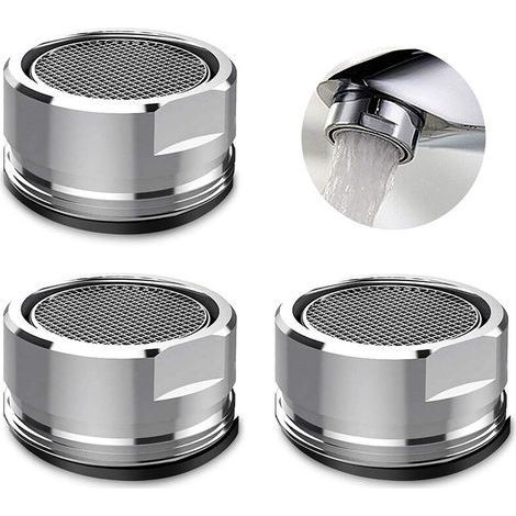 3 Pieces M24 Faucet Aerator Bathroom Faucet Nozzle Accessories Universal Faucet Filter (1/5)