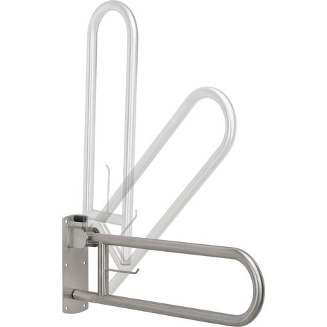 MEDICLINICS BG0900CS Barra de Apoyo Abatible Acero Inox Satinado - ref: BG0900CS