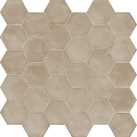 Carrelage Hexagonal Imitation Tomette Beige ART CRAFT Sabbia 18,2x21cm