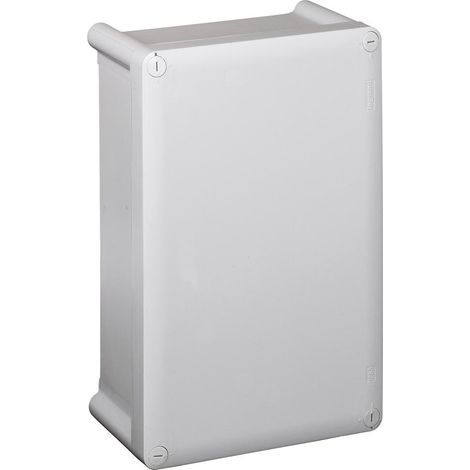Boîtier industriel plastique IP55 IK07 270x170x86mm avec couvercle opaque RAL7035 LEGRAND 035970 (1/2)
