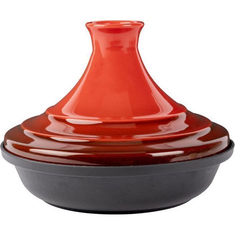 Tajine - GEMÜTLICH & MODERN - Fontestic 28,5 cm - Fonte - Rot - Für alle Herdarten (1/4)