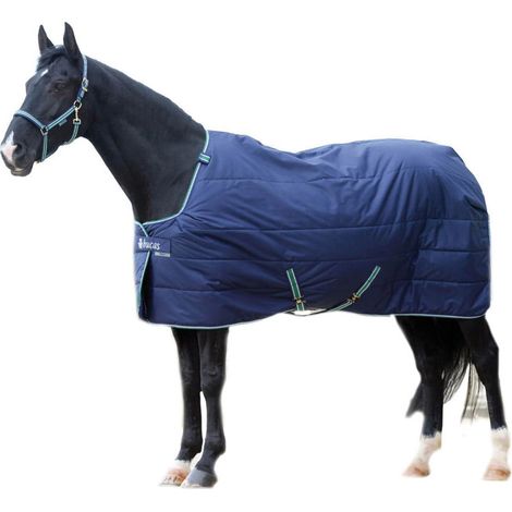 120 cm, Bleu marine: Couettes respirantes Bucas Quilts boîte rembourrée 300g (1/4)