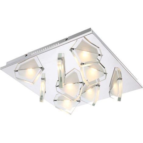 Attraente 40,5W LED plafoniera lampada sala da pranzo cromo corridoio Globo MIA 68596-9