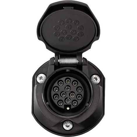 Prise femelle pour remorque SecoRüt 30135 [prise femelle 13 pôles - prise mâle 13 pôles] plastique ABS (1/7)
