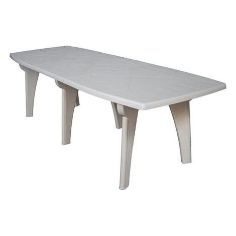 Tavolo Lipari 2 cm. 250X90X72 H Col. Bianco (1/2)