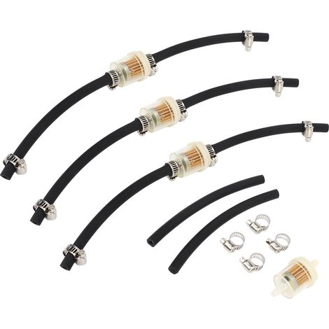 (4 Sets) Kraftstoffschlauch mit 6mm Kraftstofffilter, kompatibel mit Quad, Offroad-Motorrad und Roller. (1/5)