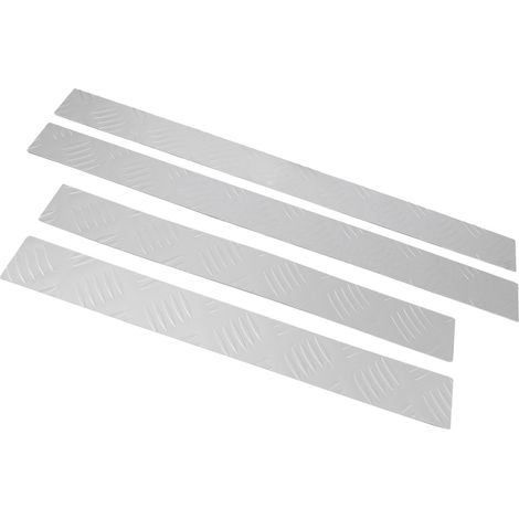 4 Plaques de Protection de Seuil de Porte en Alliage pour Tacoma 2016-2020, Garnitures Anti-Rayures, Couvre-Suils, Lot de 4 (1/5)