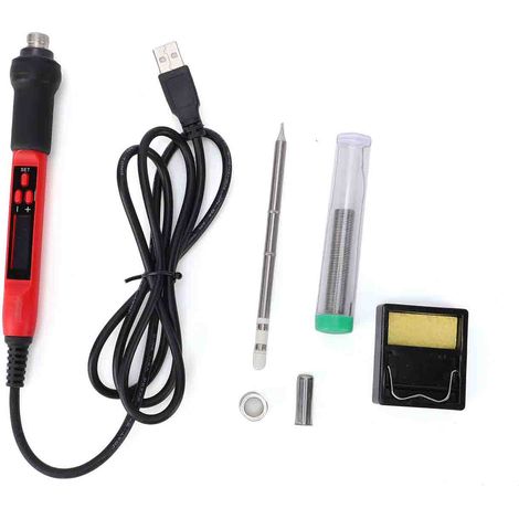 Kit Fer à Souder USB 65W Écran LED Portable Réparation Électronique Chauffage Rapide 8s Précision Température 200-480°C (1/5)