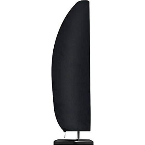 Ampelschirm Schutzhülle 265cm Schwarz, Wasserdicht, Winddicht, Oxford 210D (1/5)
