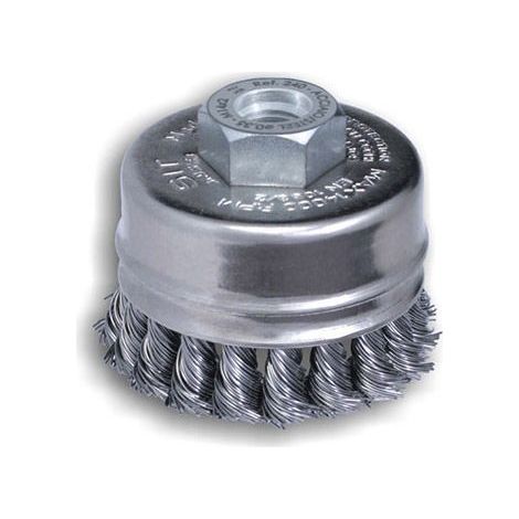 Sait 100mm m14 spazzola a tazza a mazzetti ritorti
