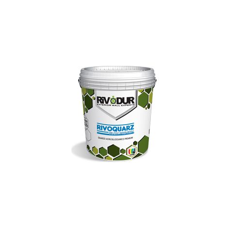Pittura acrilsilossanico rivoquarz silox lt.14 bianco