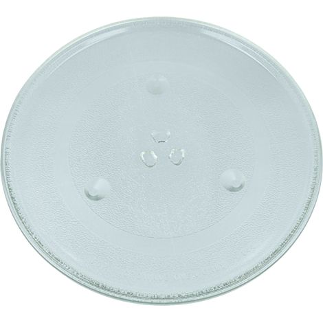 vhbw piatto universale per diversi forni a microonde ad es. compatibile con Bosch, Siemens, Bauknecht - Piatto girevole, 31,5 cm, vetro trasparente