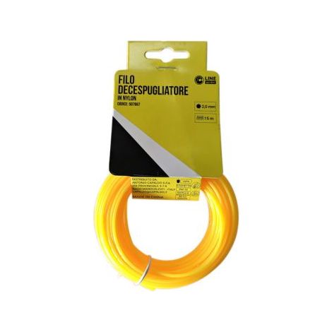 Filo decespugliatore tondo yellow-r mm2.0x15mt