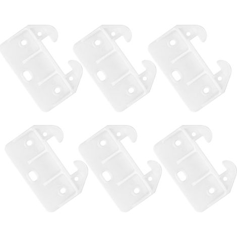 Guides de tiroir commode en plastique rechange à fixation centrale (1/5)