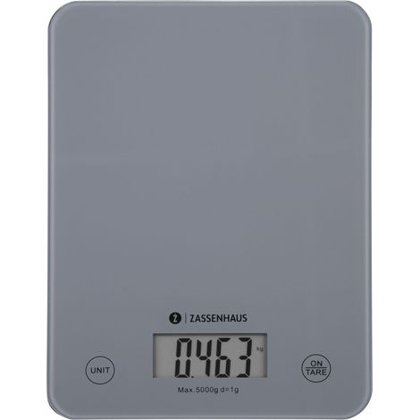 ZASSENHAUS Zassenhaus Balance de ménage numérique, gris (73485) (1/2)