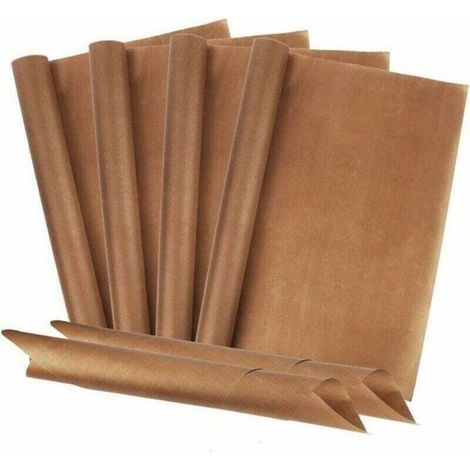 Feuille De Cuisson - PTFE - 40 X 60 Cm - Résistant Jusqu À 260 °C - Pour Four Et Grillade - 6 Pièces (1/4)