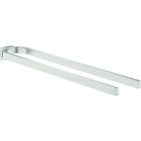 Porte-serviettes GROHE SELECTION 400mm pas rigide 2 bras acier